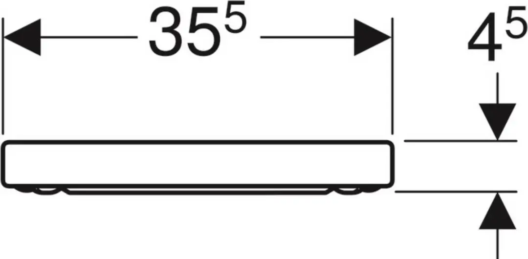 Geberit 300 Basic Closetzitting Topfix - Wit - afbeelding 6 van 6
