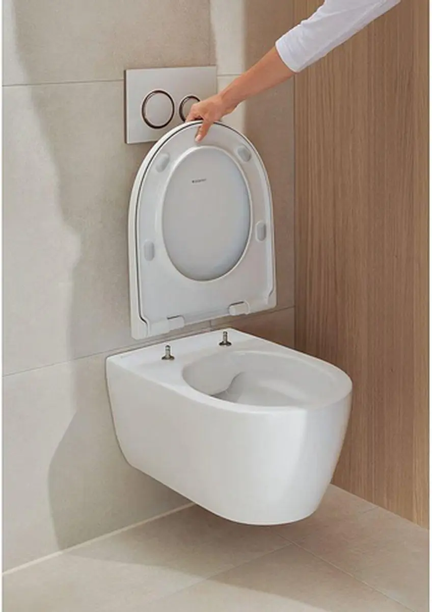 Geberit iCon Hangtoilet Rimfree KeraTect - Glanswit - afbeelding 2 van 6