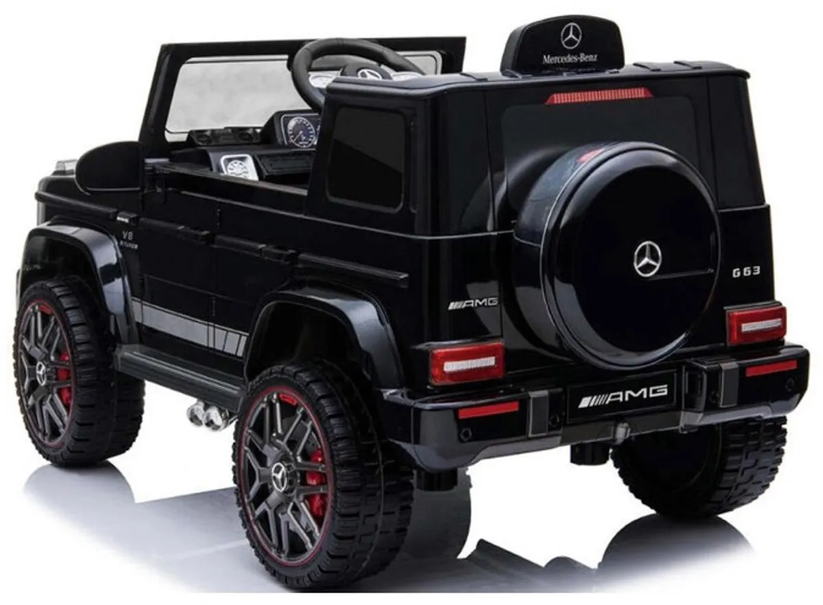Mercedes G63 Elektrische Kinderauto 12V - Zwart
