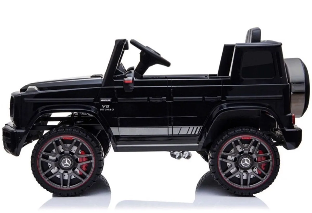 Mercedes G63 Elektrische Kinderauto 12V - Zwart