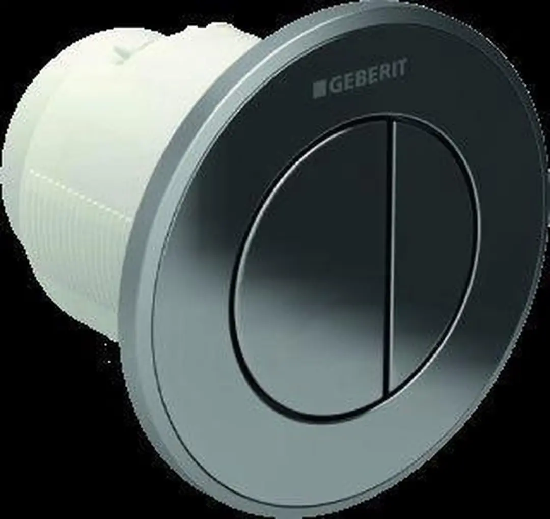 Geberit Sigma Bedieningspaneel 12cm - Zwart/Chroom - afbeelding 3 van 3