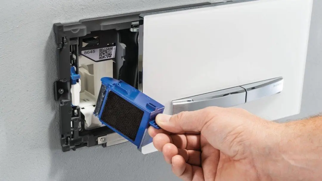 Geberit Duofix Bedieningslade met Filter Blauw - afbeelding 2 van 6