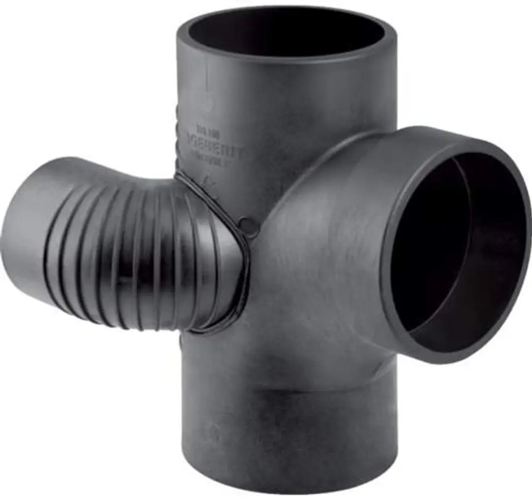 Geberit SILENT-DB20 SCHACHTZIJTUKMAX BINNENRADIUS RECHTS DN90/90/75, 308871141