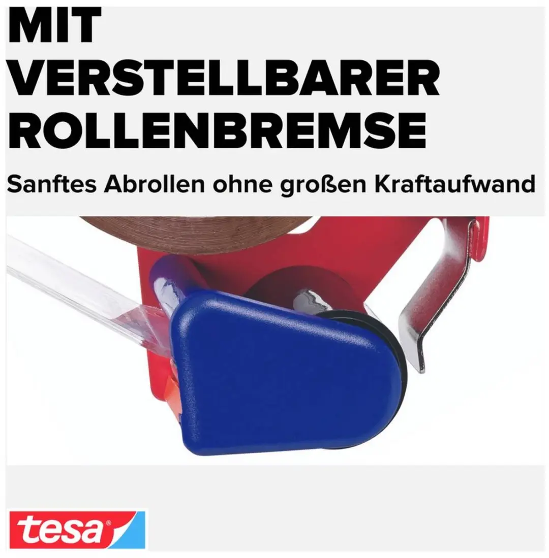 Tesa tesapack Plakbanddispenser 66m x 50mm - Bruin - afbeelding 3 van 4