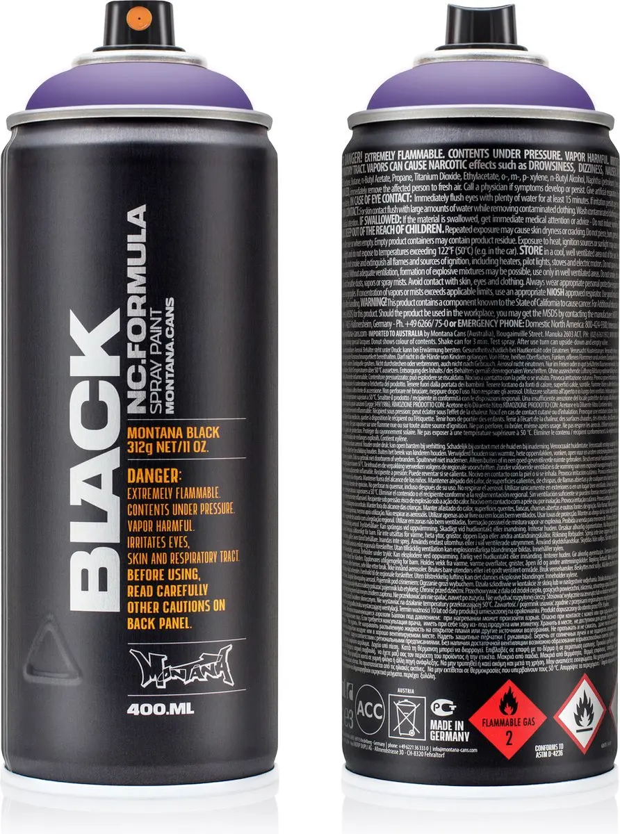Montana BLACK 4160 Wizard spuitbus 400ml