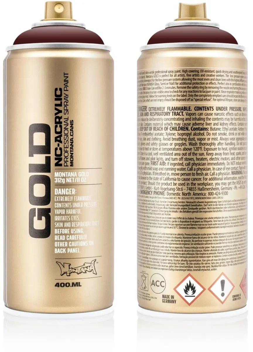 Montana GOLD CL8320 Kastanje spuitbus 400ml