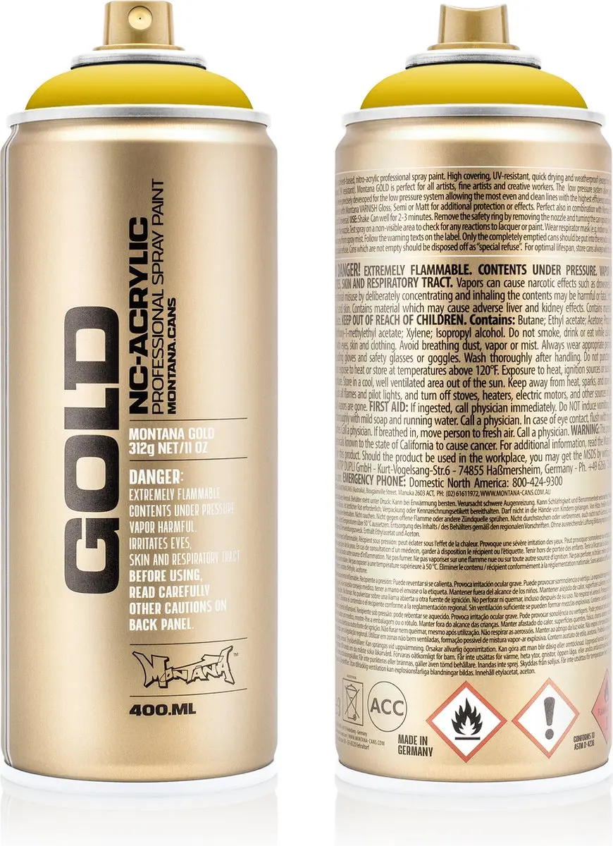 Montana GOLD G1040 Asia spuitbus 400ml