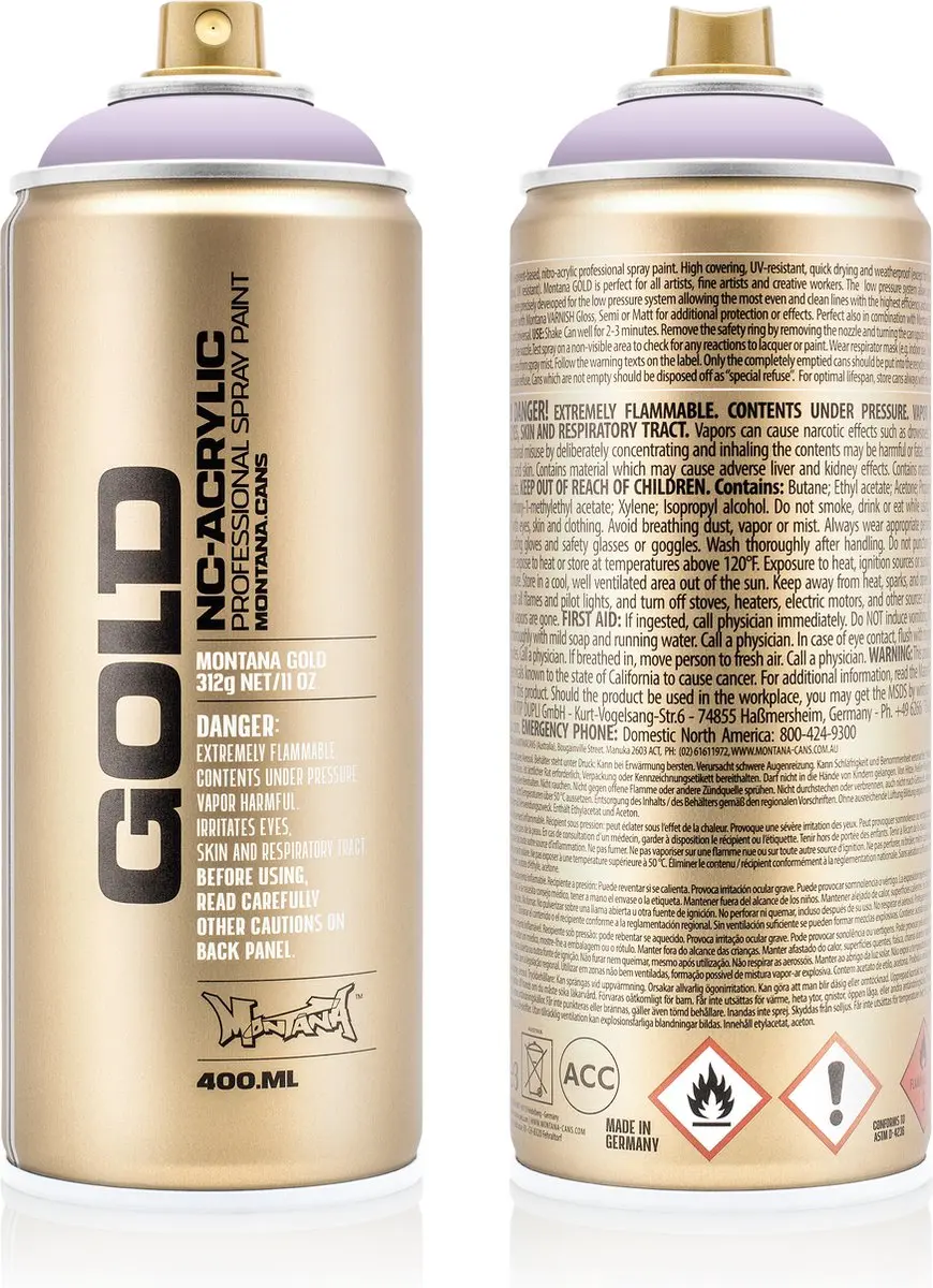 Montana GOLD G4100 White Lilac spuitbus 400ml