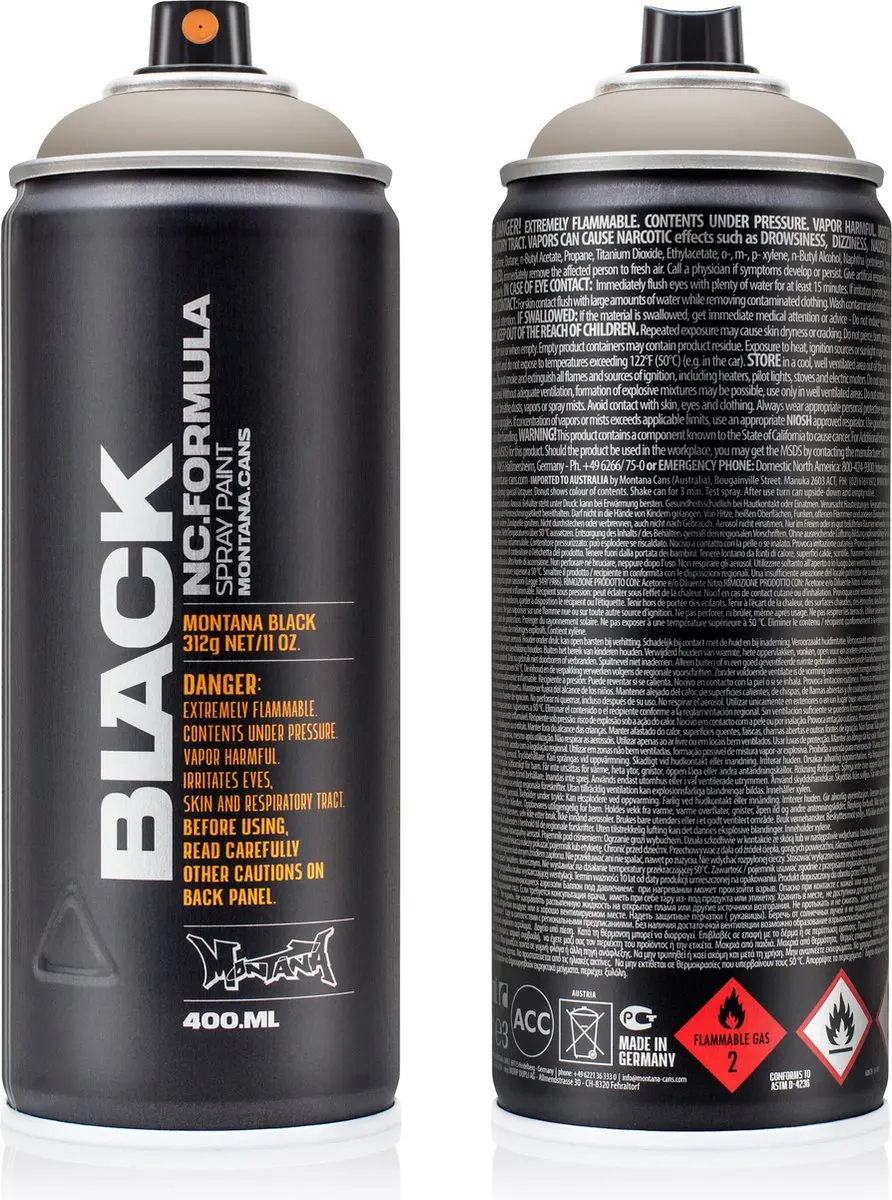 Montana BLACK 7120 Lennox spuitbus 400ml