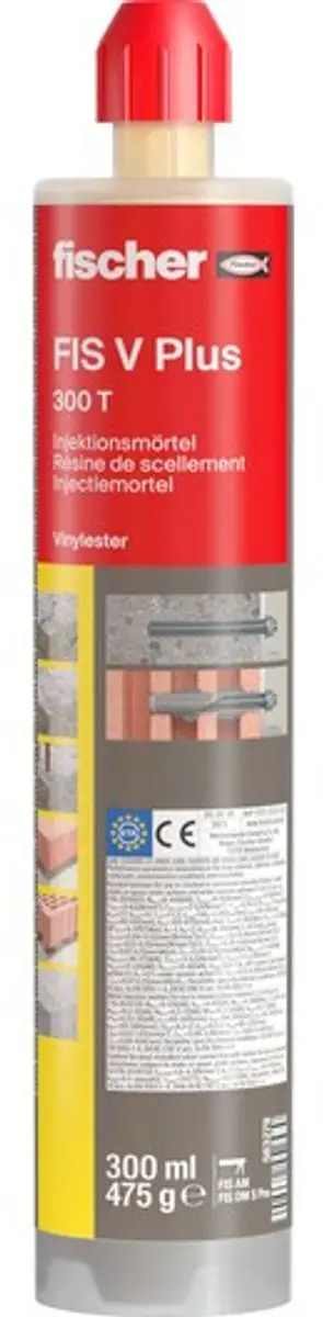 Fischer FIS V Plus 300 T Injectiemortel - 10 Kokers - afbeelding 2 van 2