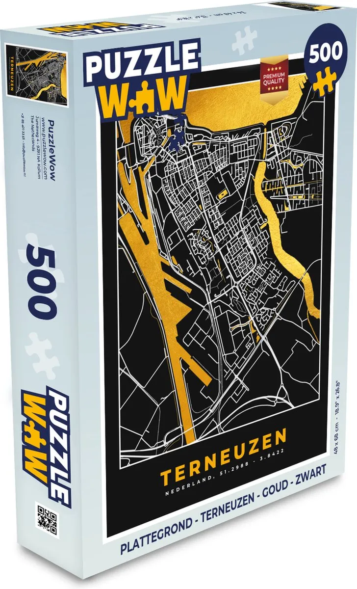 PuzzleWow Terneuzen Legpuzzel 500 Stuks