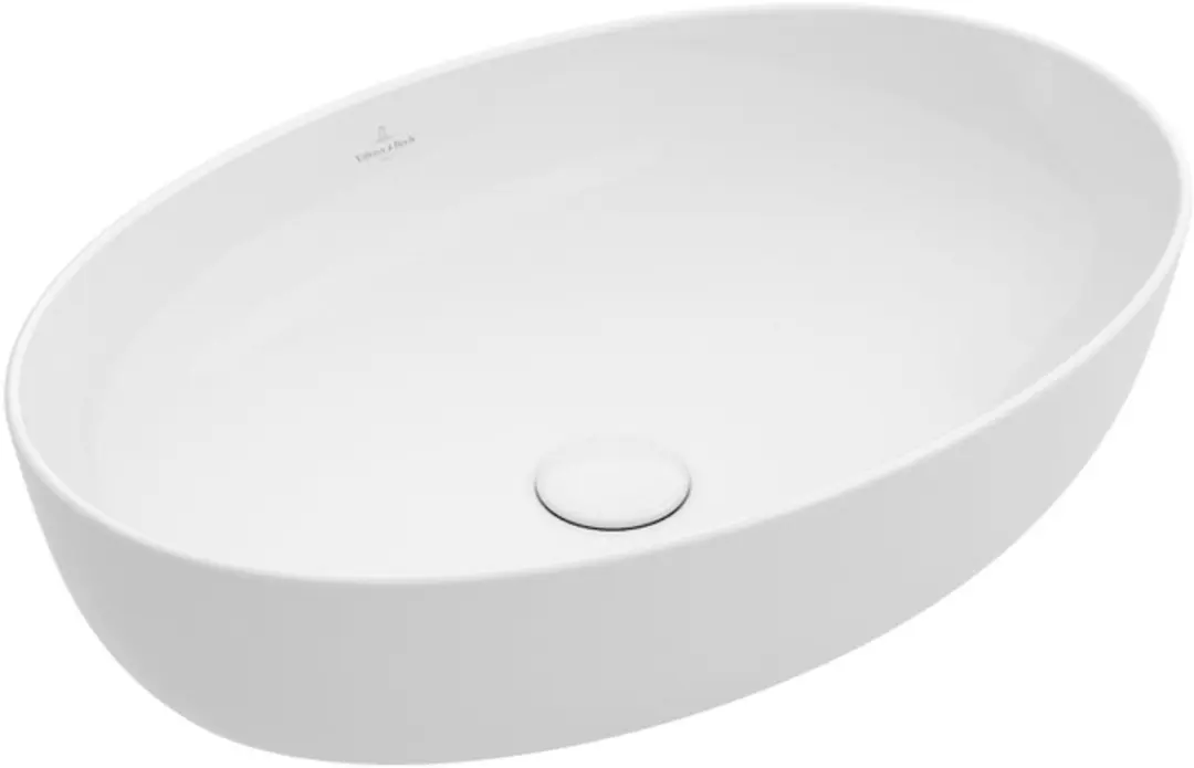 Villeroy & Boch Artis Opzetwastafel 61x41cm Wit - afbeelding 2 van 6