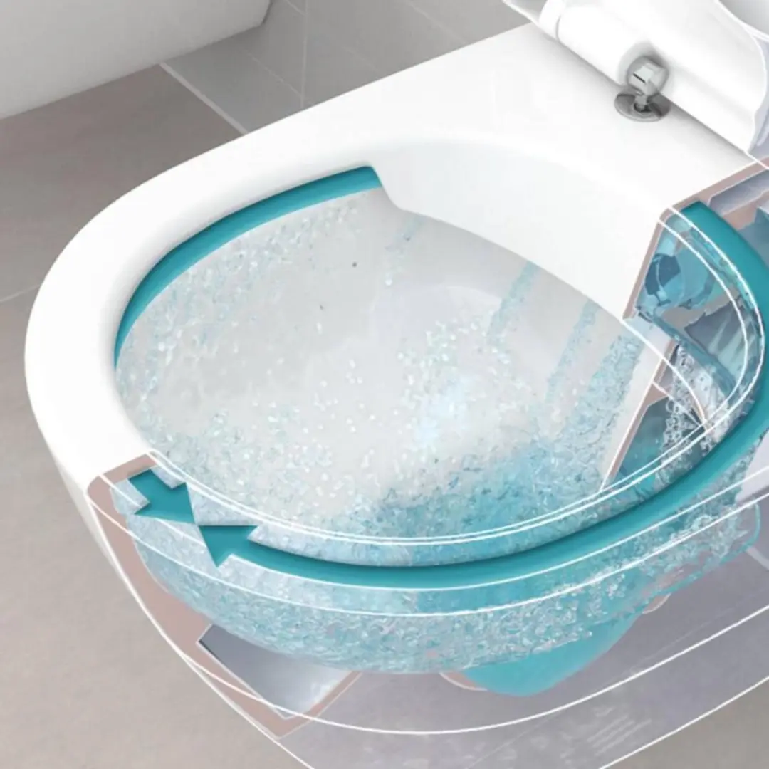 Villeroy & Boch Avento Wandcloset CombiPack DirectFlush CeramicPlus Wit - afbeelding 2 van 6