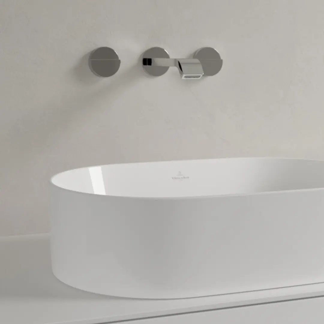 Villeroy & Boch Collaro Opzetwastafel 56x36cm Wit - afbeelding 5 van 6