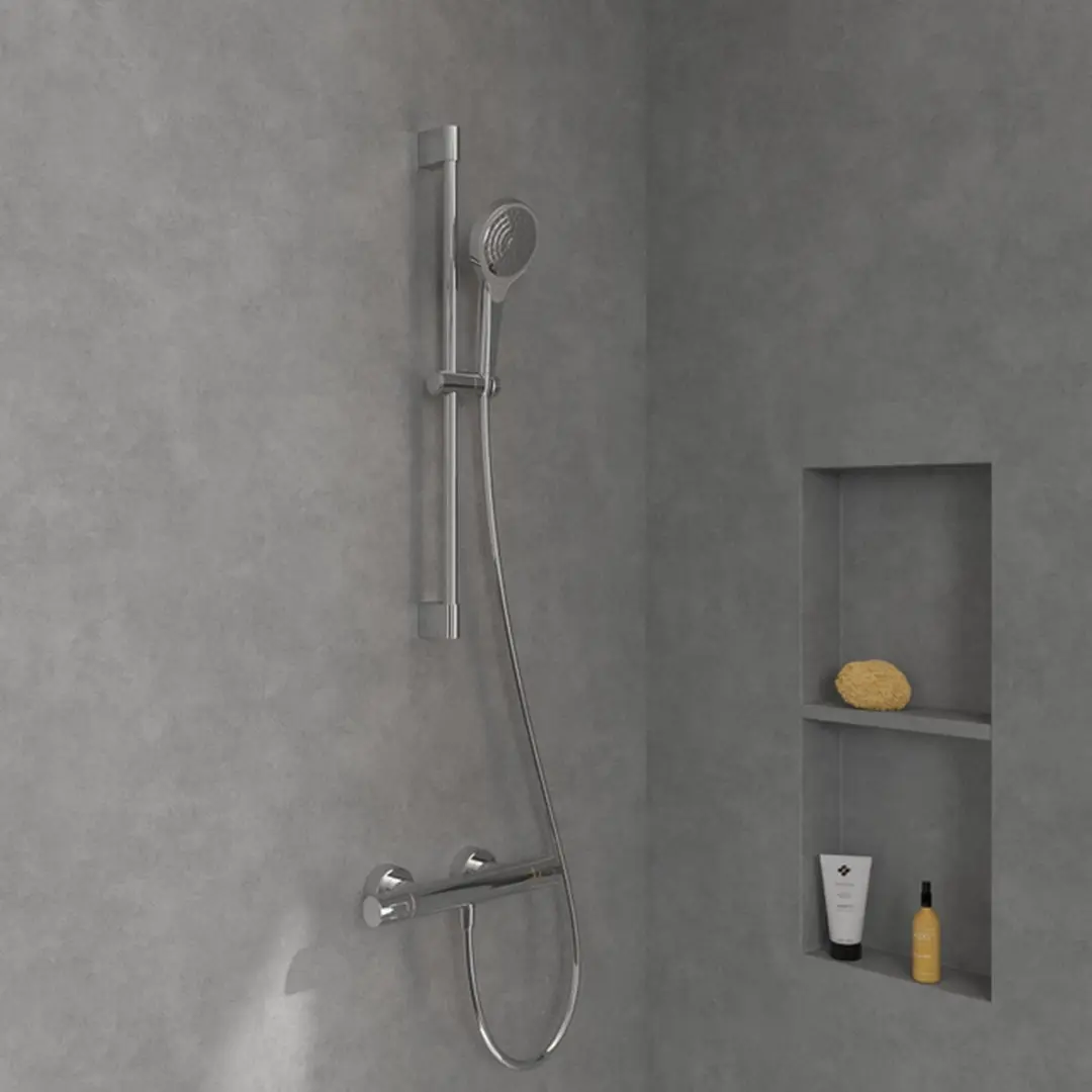 Villeroy & Boch Universal Taps Douchethermostaat Rond - Chroom - afbeelding 2 van 6