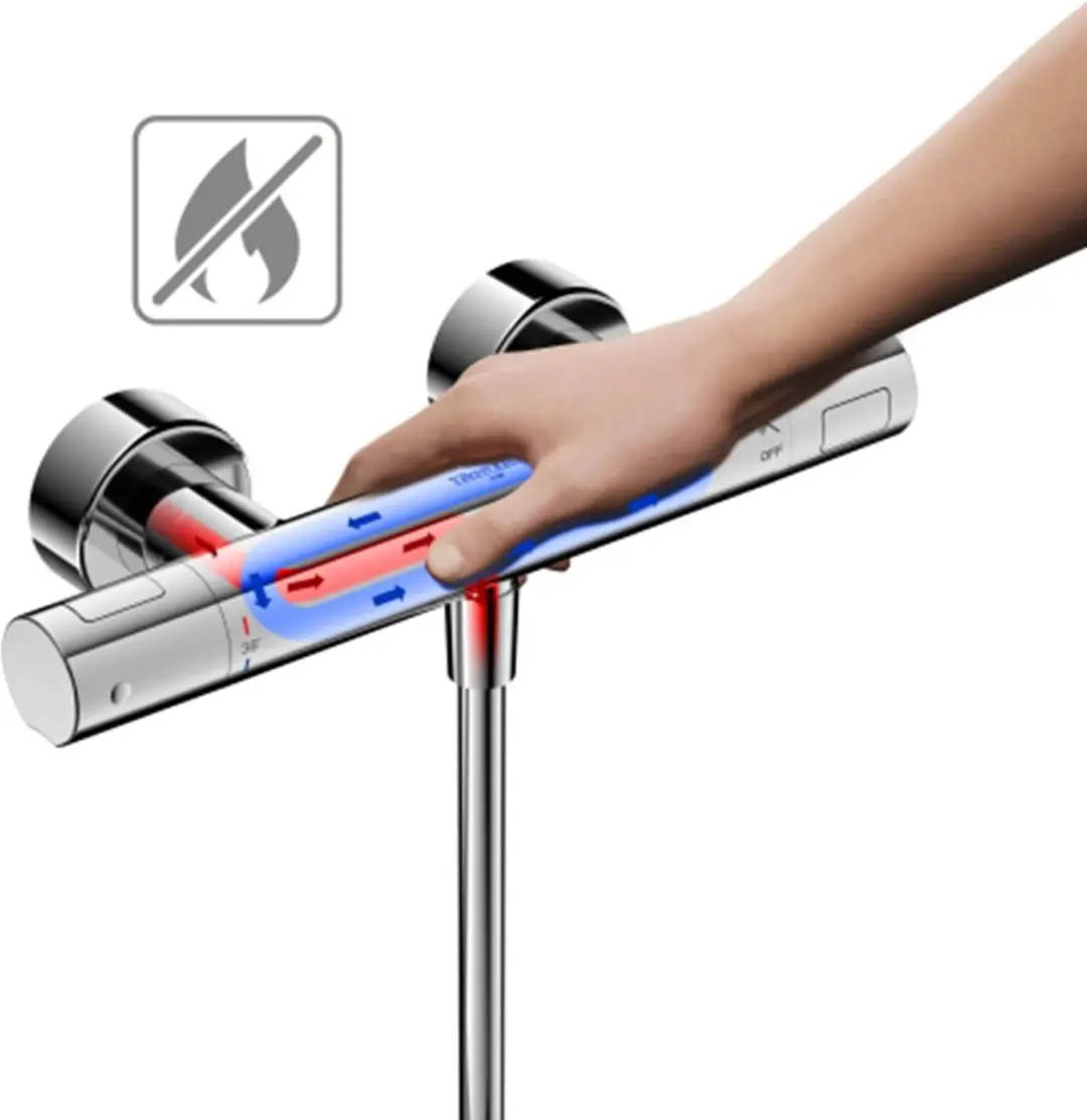 Villeroy & Boch Universal Taps Douchethermostaat Rond - Chroom - afbeelding 3 van 6