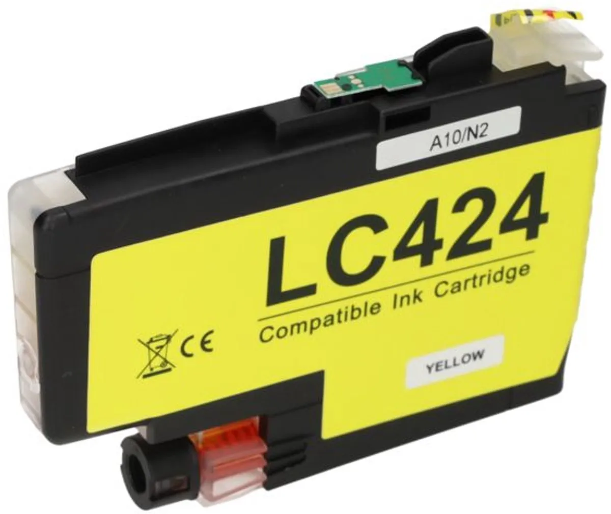 PrintAbout LC-424Y Inktcartridge Geel - 16ml - o.a. Brother