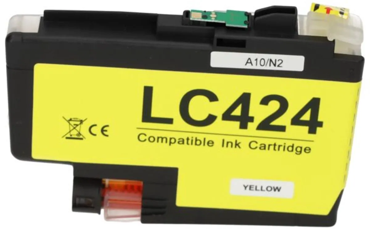PrintAbout LC-424Y Inktcartridge Geel
