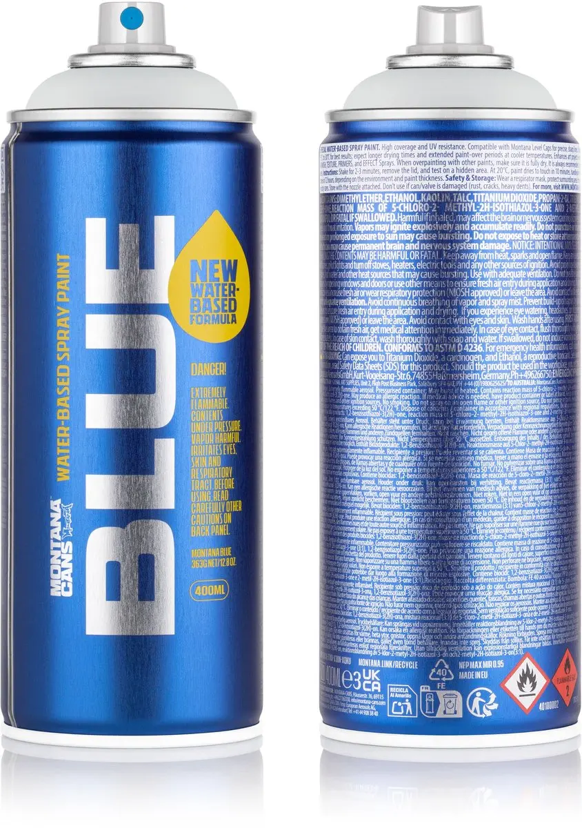 Montana BLUE Sports Grey Spuitbus 400ml