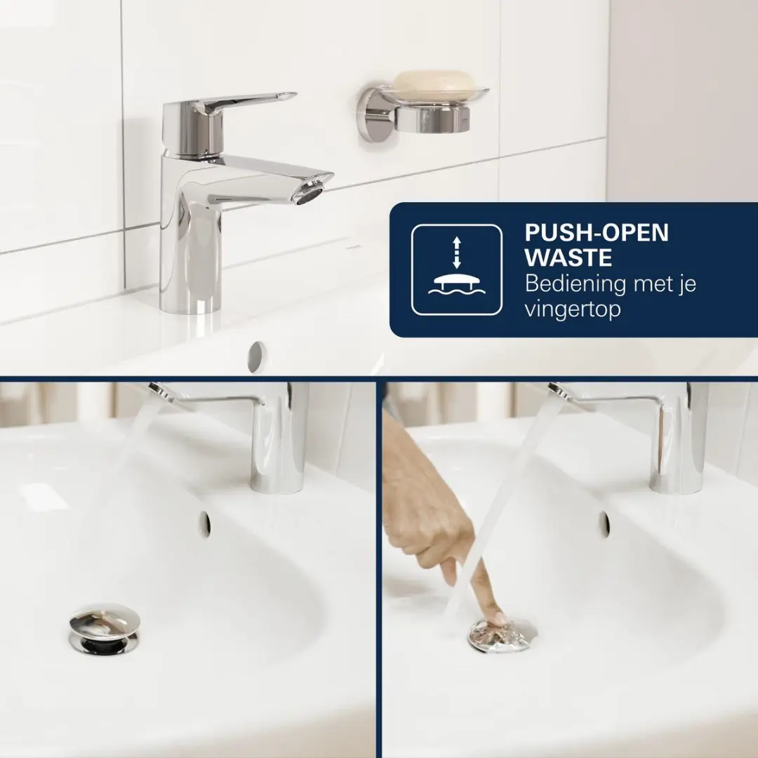 Grohe Dice M-Size Wastafelmengkraan 1018360000 - Chroom - afbeelding 5 van 6