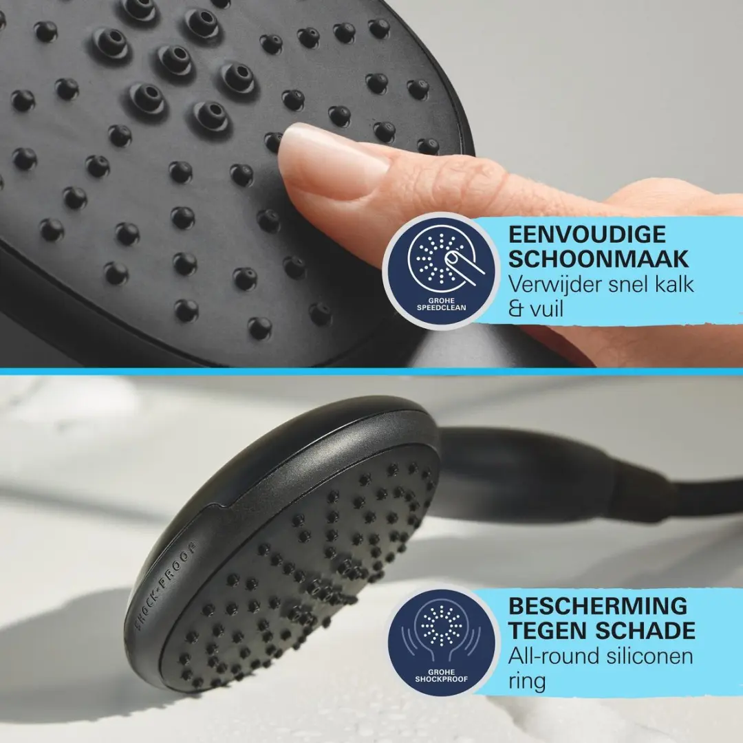 GROHE QuickFix Precision Start Doucheset 15cm - Matte Black - afbeelding 4 van 6