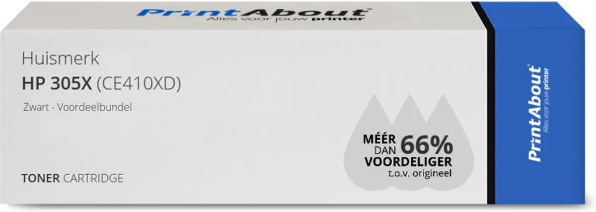 PrintAbout CE410XD-PA2 Toner Zwart