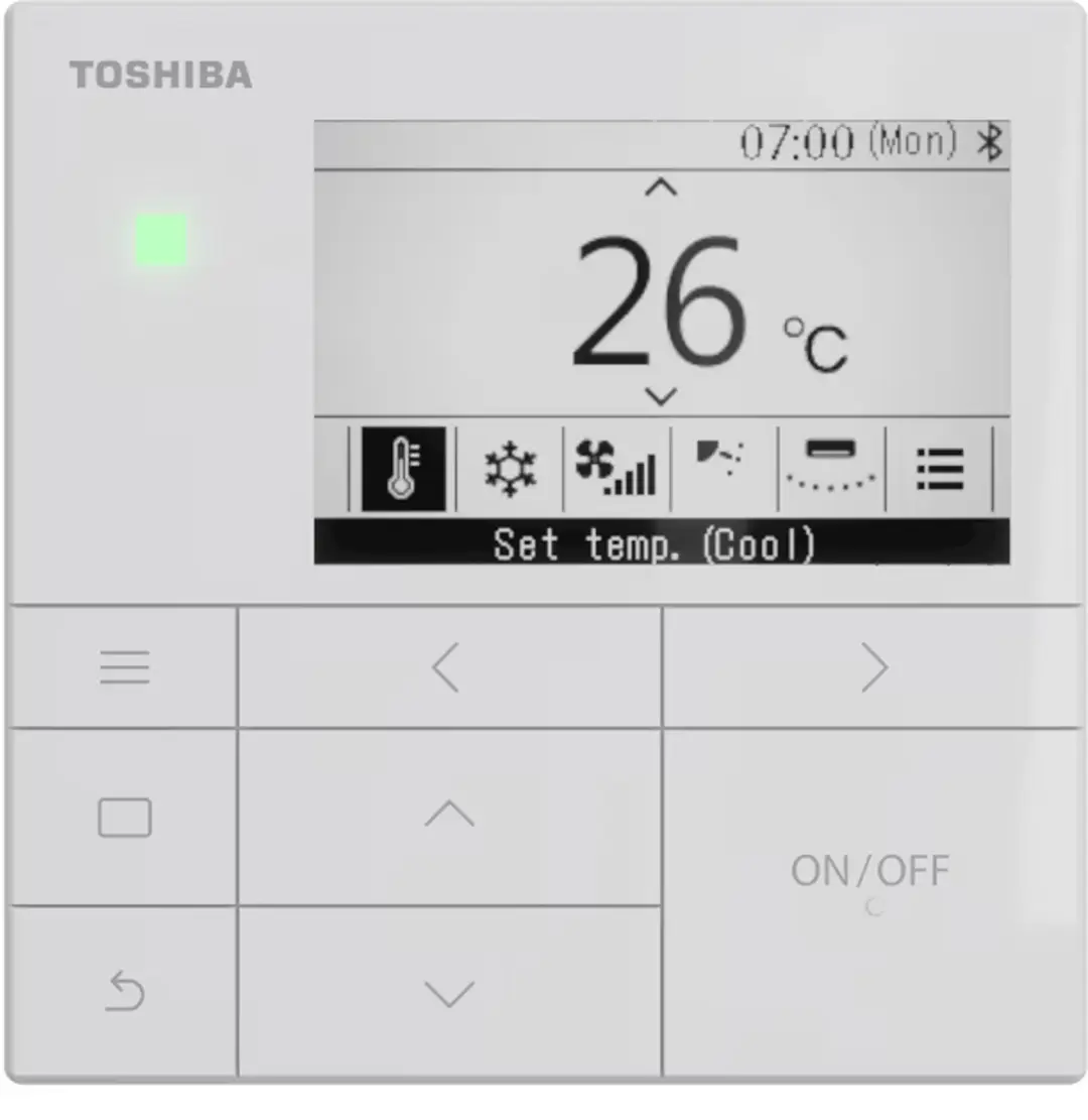 Toshiba airco thermostaat RBC-AWSU52-E
