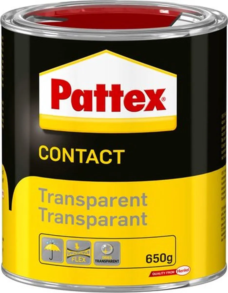 Pattex Transparant 650 g Can