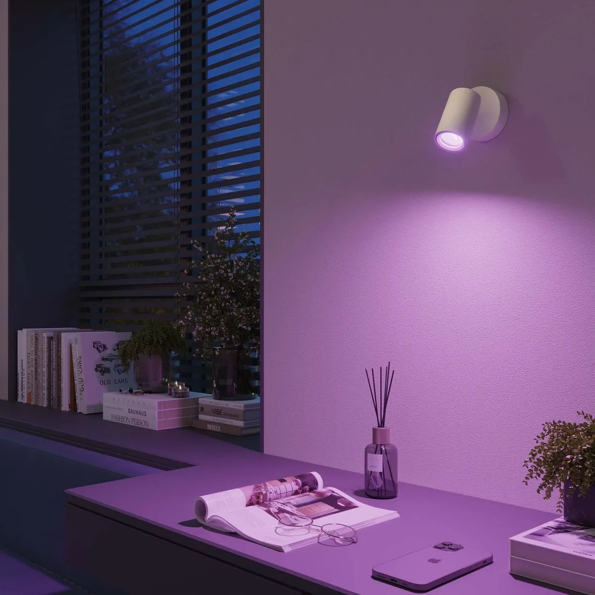 LEDVION SMART LED Plafondspot Wit 4.9W RGB+CCT GU10 - afbeelding 6 van 6
