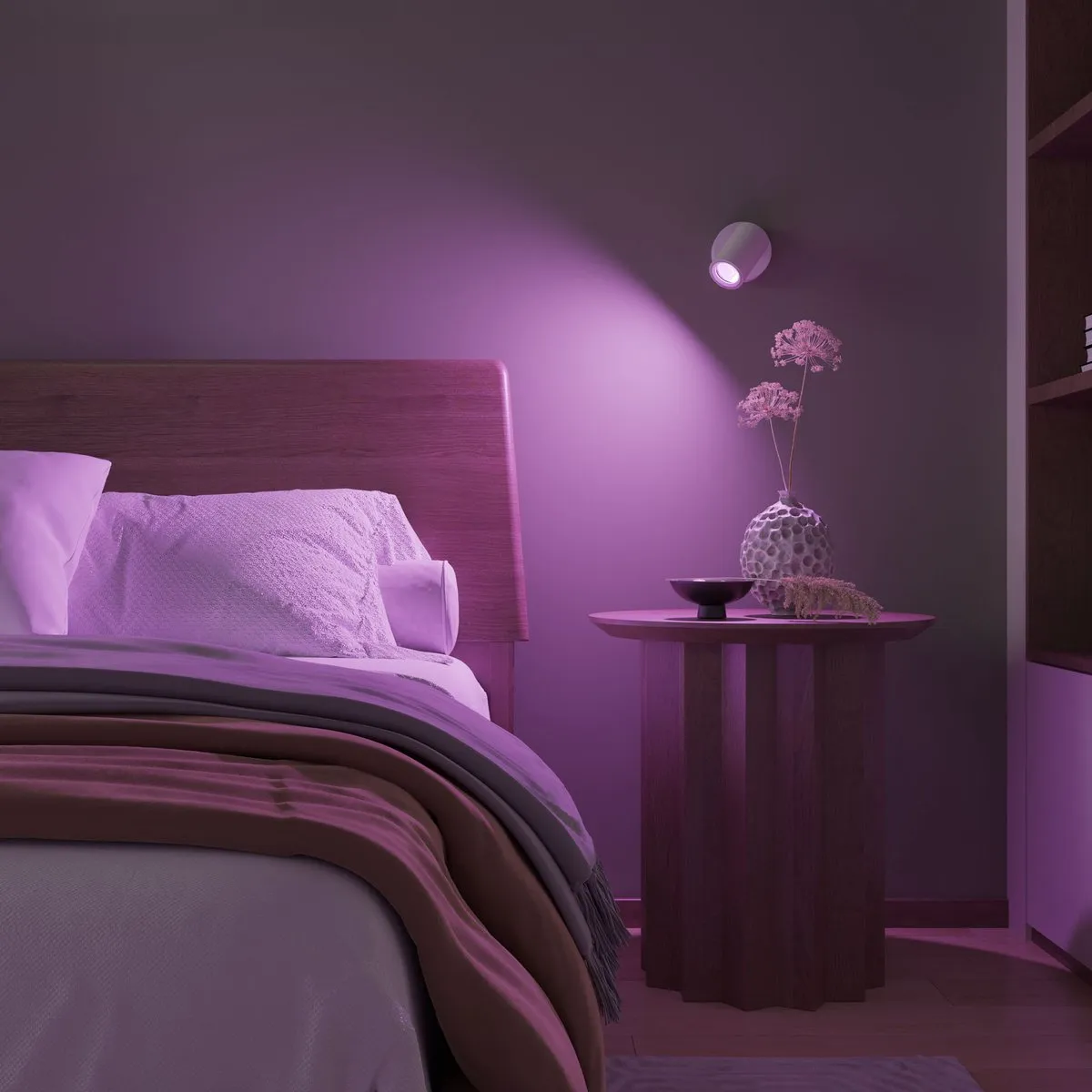 LEDVION SMART LED Plafondspot Wit 4.9W RGB+CCT GU10