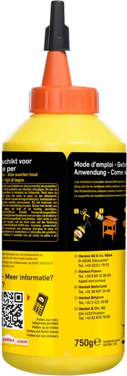 Pattex Houtlijm Express 750g - afbeelding 2 van 6