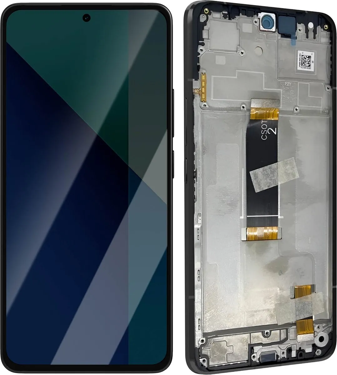 Xiaomi Redmi 13 4G/Poco M6 LCD Touch Glas - Achterkant - Zwart