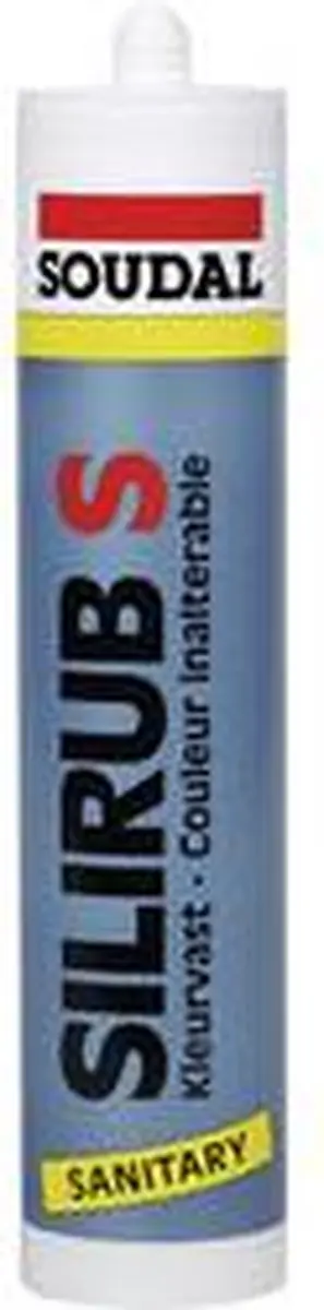 Soudal Silirub S Siliconenkit Kleur (specifiek): Transparant 310 stuk(s)