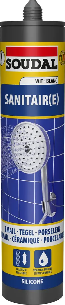 Sanitaire silicone wit
