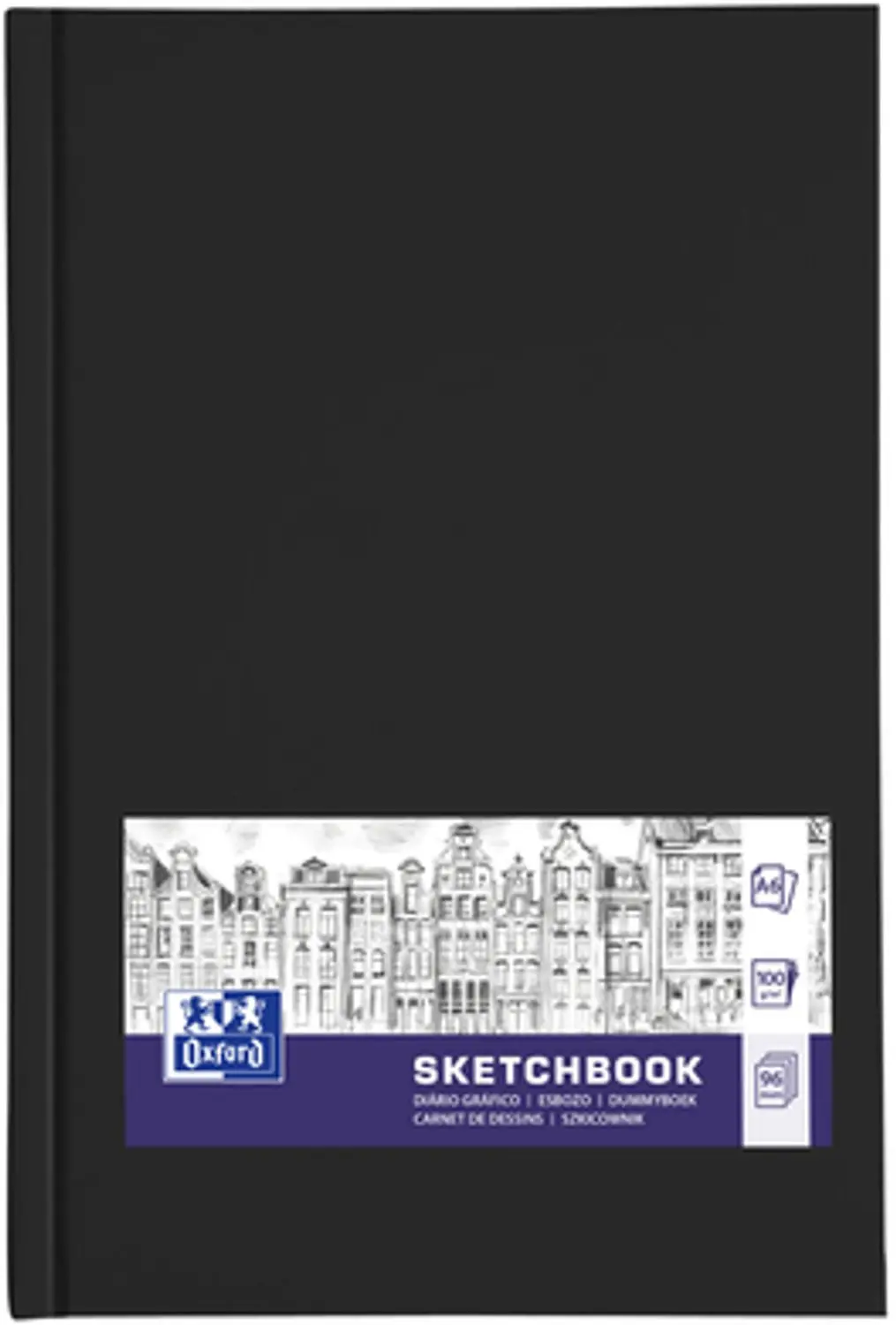 Dummyboek oxford a6 96 vel zwart