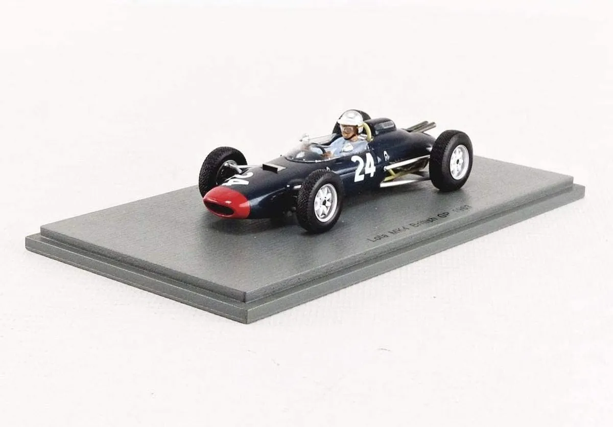 Formule 1 Lola MK4 #24 British GP 1963 - Spark 1:43 - Multicolor