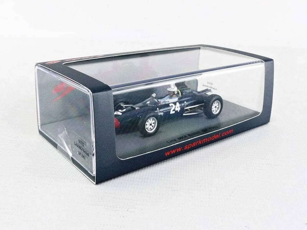 Formule 1 Lola MK4 #24 British GP 1963 - Spark 1:43 - Multicolor