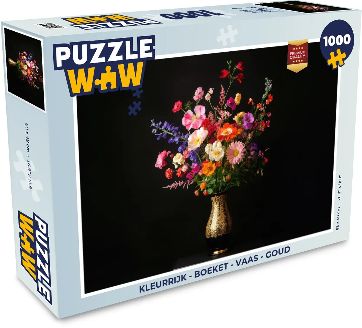 PuzzleWow Boeket Legpuzzel 1000 Stuks