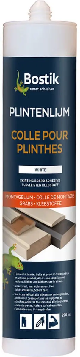 Bostik Plintenlijm 290ml Wit