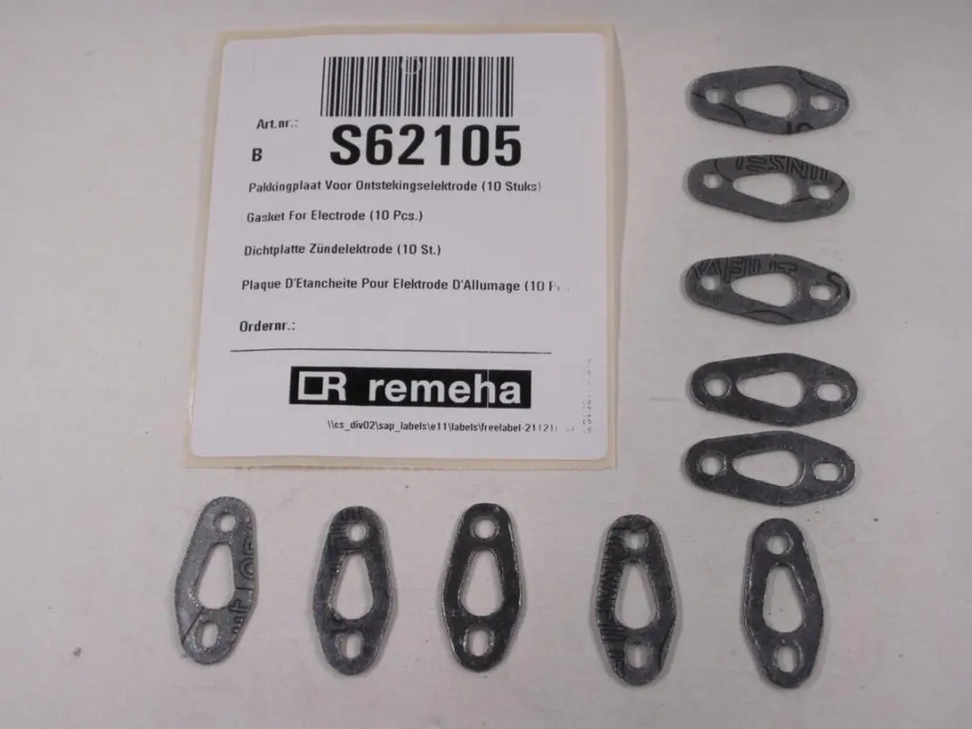 Remeha S62105 Pakkingplaat Ontstekingselektrode t.b.v. Avanta, Calenta & Tzerra