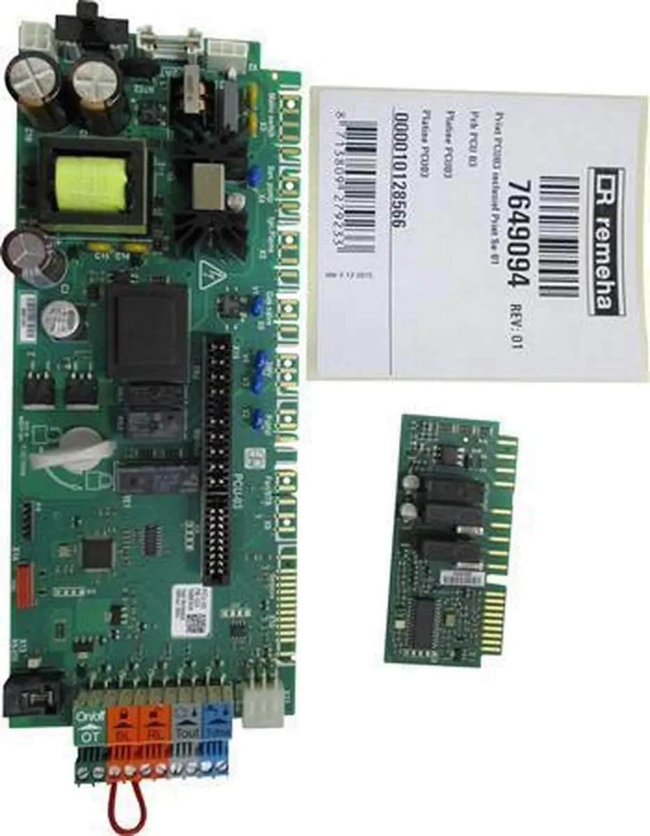 Remeha Calenta Hoofdprintplaat PCU-03 SU-01 - 7649094 - afbeelding 2 van 3