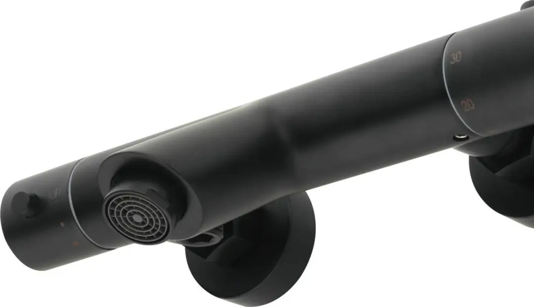 Saqu Essential Thermostatische Badkraan 15cm - Mat Zwart - afbeelding 3 van 4
