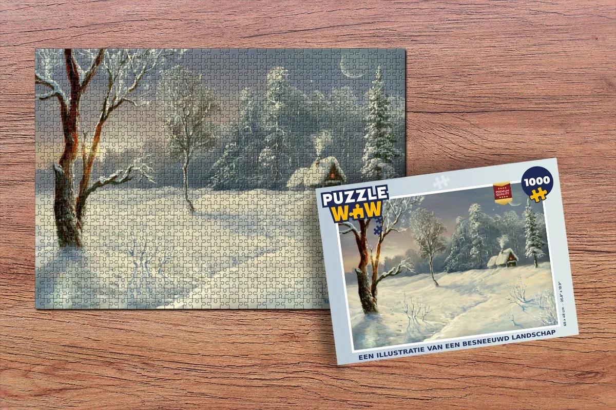 PuzzleWow Legpuzzel 1000 Stuks