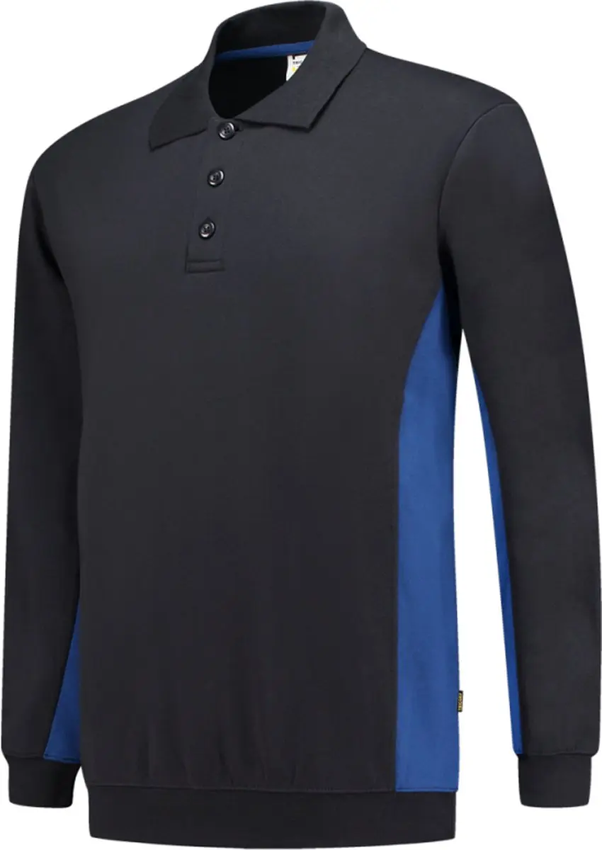 Tricorp 302003 Polosweater Bicolor - Zwart/Oranje L - afbeelding 2 van 6