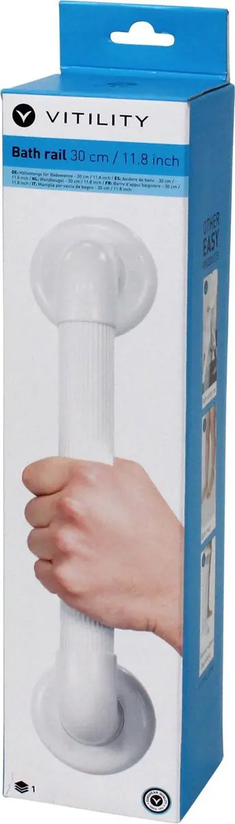 Vitility Wandbeugel Klein 30 cm - Wit - afbeelding 2 van 6