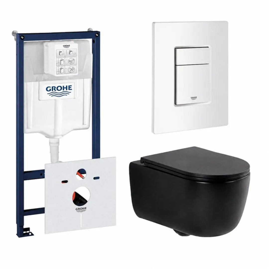 QeramiQ Dely Swirl Toiletset