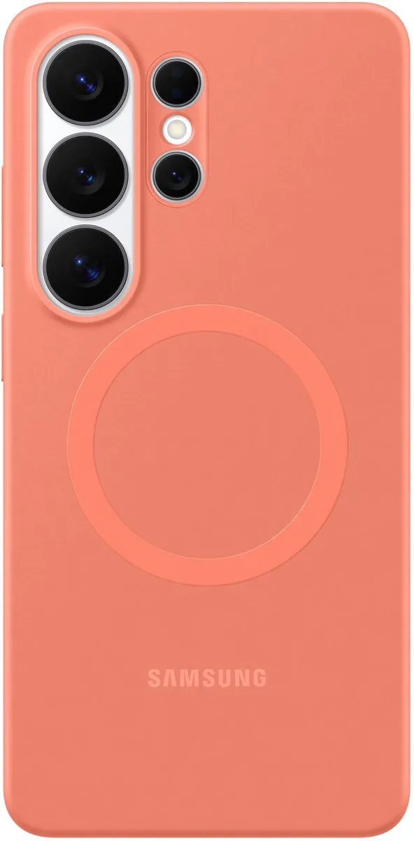 Samsung Galaxy S26 Ultra Silicone Magnet Hoesje - Koraalrood EF-ES948COEGWW