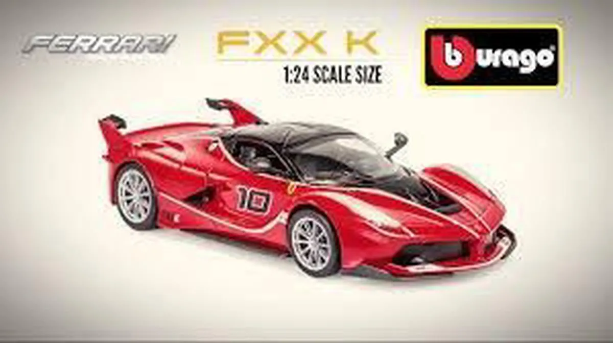 Ferrari FXX K No.10 1:24 Modelauto - Rood