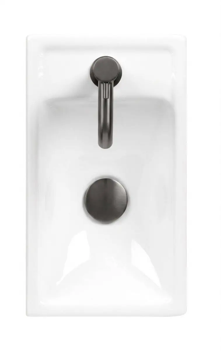 Saqu Rise Fontein 40x23x10cm Glanswit - afbeelding 3 van 4