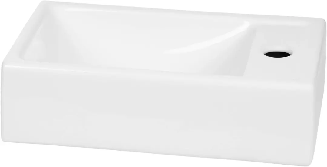 Saqu Rise Fontein 40x23x10cm Glanswit - afbeelding 4 van 4